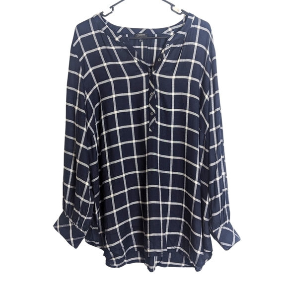 MWT Talbots Plus Rayon Pop-Over Tunic Top Women's 2X - Picture 9 of 9